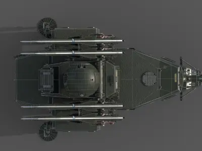 Rapier Misslie FSC Low-poly 3D model
