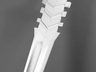 Sword Free low-poly 3D model 9