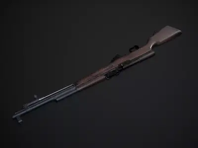 SKS - CKC Low-poly 3D model