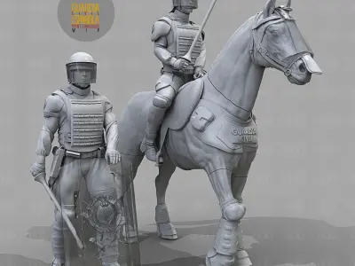 GUARDIA CIVIL  ESPANOL 3D print model