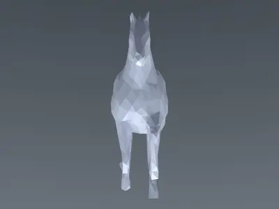 GALLOPING MUSTANG LOW PLOY 3D model