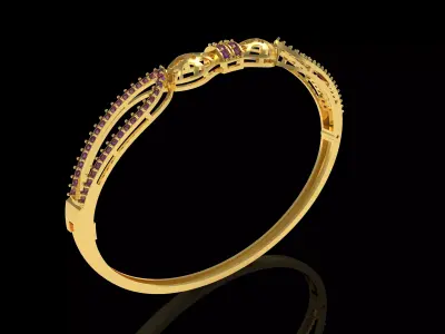 Art Deco Bracelet 27 3D print model