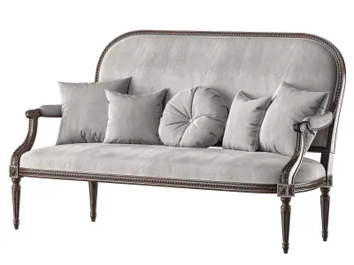 chairish sofa art 7847 3D model