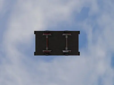 drop side ng truck 3D model