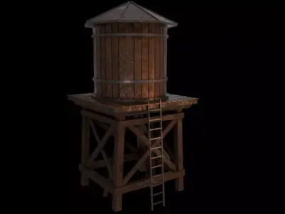 Medieval Asset kit Low-poly 3D model