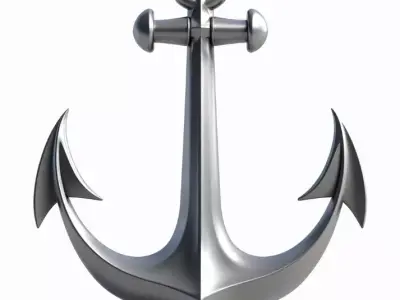 anchor 3D print model 2