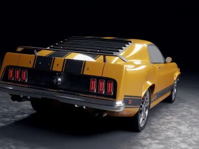 Boss 302 1969 Free 3D model