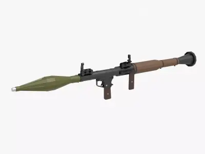 RPG-7  Low-poly Low-poly 3D model