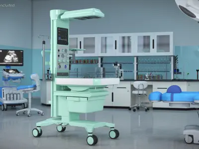 Pediatric Thermal Stabilization Unit 3D model