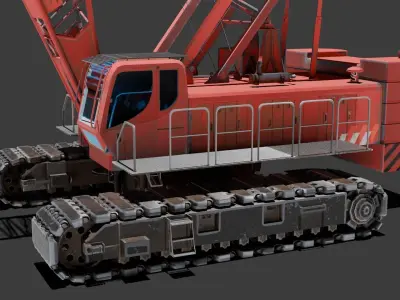 Crawler Crane  3D model