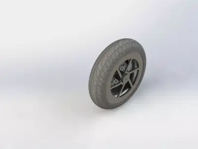 Wheel Free 3D model by n-kalanda98 - Rigged