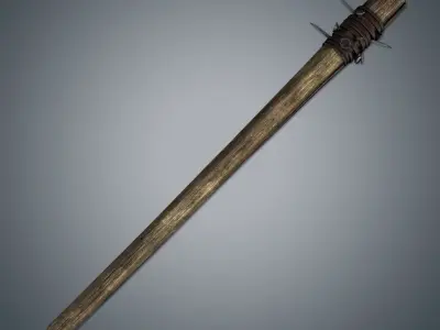 Medieval Tools and Weapons Pack Low-poly 3D model