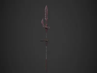 SPEAR for zombie games  Low-poly 3D model