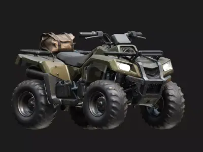 ATV Quad Bike 3D model