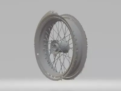 Aprilia SXV550 front hub wheel scan 3D model