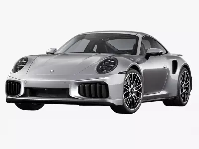 2026 Porsche 911 Turbo S 3D model