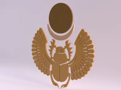 Egyptian Symbols - 020 Low-poly 3D model