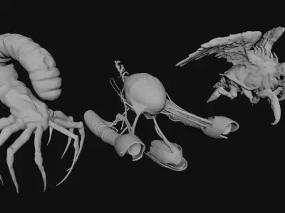 Creature Monster 3D model order
