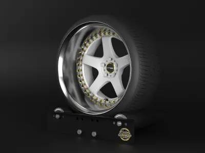 WORK GT5 3pc Low-poly 3D model