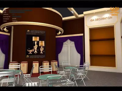 Exhibition - Area - 9X9-3DMAX2009-03 3D model