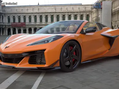  Cabriolet 2023 Chevrolet Corvette Z06 Open Orange Rigged 