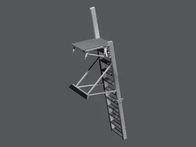 Ladder for Rafale Fighter 3D model