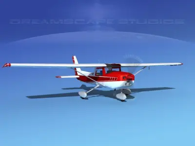 Cessna 150 Aerobat V06 3D model