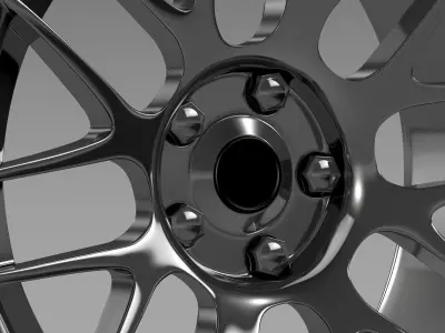 Chevrolet Camaro 2012 Hennesey rim 3D model
