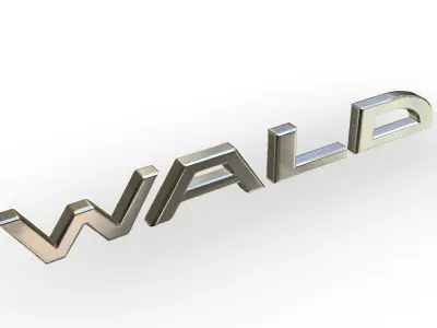 wald logo 3D model