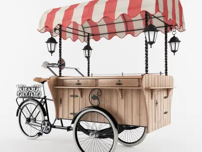 Cargo Bike Milano 3D model