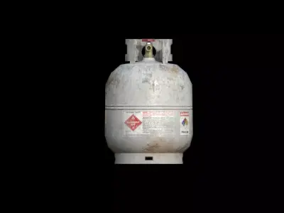 Propane Tank Low-poly 3D model purchase