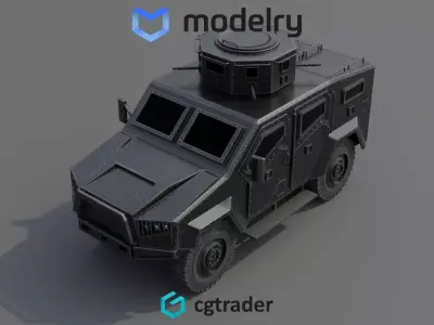 Military JLTV 3D model by OK3D
