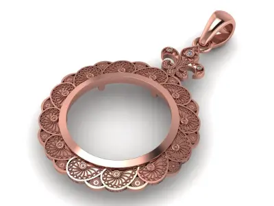 Coin bezel 3D print model