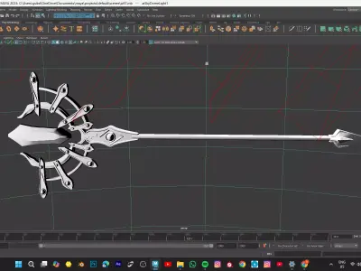 magic stick model Low-poly 3D model purchase