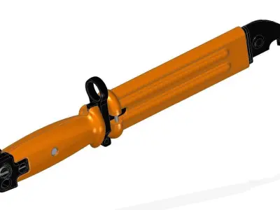 AKM bayonet 3D model