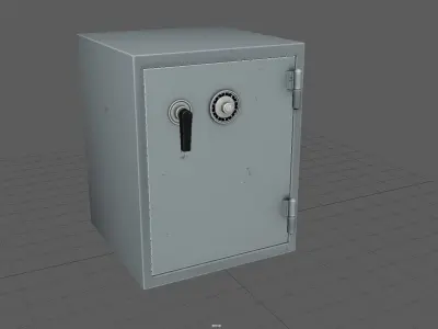 Safe Box 2 Low-poly 3D model