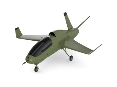 Warfare Aircraft 3D model get