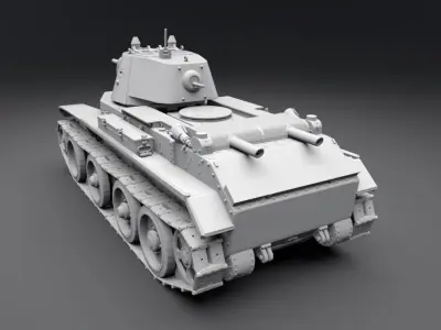 BT7 Scale model 3D print model
