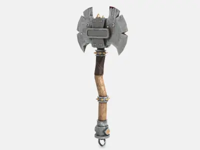 Troll  Axe Low-poly 3D model