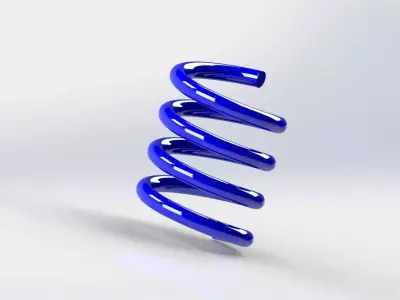 cam spring 3D model