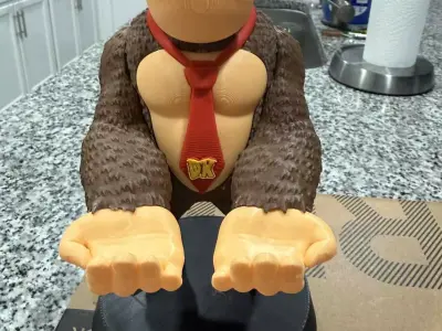 Donkey kong Bananza Multi part joystick holer  3D print model