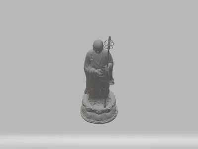 Ksitigarbha Bodhisattva Buddha Statue 3D print model order