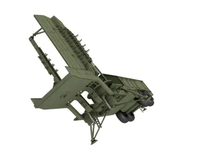 36D6M1-1 mobile radar 3D model