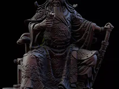 Guan Yu 3D Model by BBM Studio 3D model