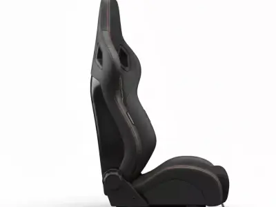 Sportster CS Seat Low-poly 3D model