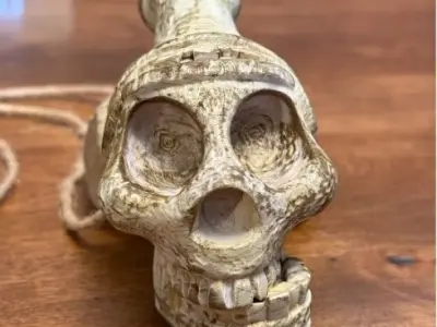 Death Whistle stl 3D print model