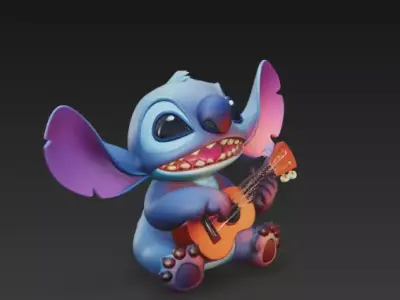 Stitch - Ukelele 3D print model