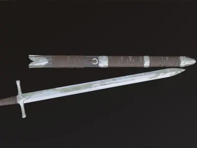 Sword witch  scabbard Free 3D model