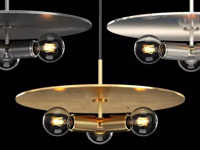 UTILITAIRE DISK TRIPLE PENDANT 3D model