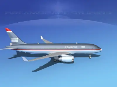 Boeing 787-8 US Airways 3D model